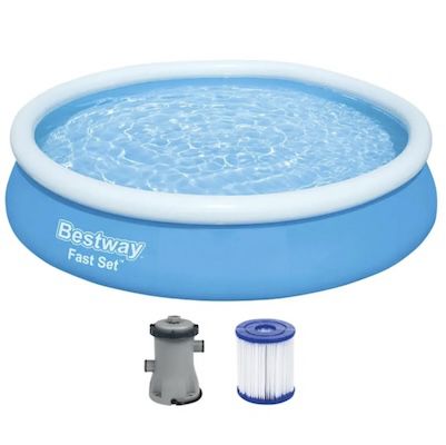 💦 Bestway Fast Set Pool-Set 366 x 76 cm mit Filterpumpe ab 55,94€ (statt 69€)