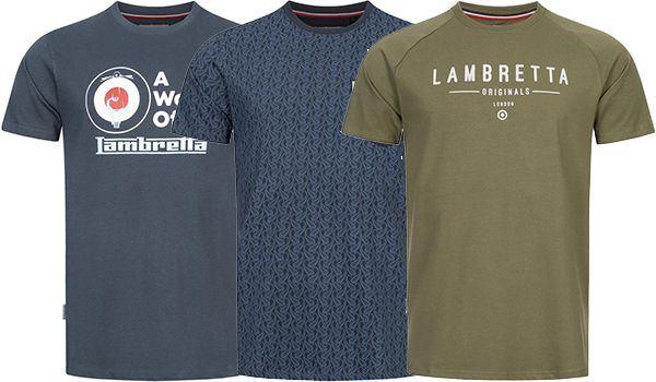 Lambretta Target Herren T Shirts in vielen verschiedenen Designs für je 12,98€ (statt 19€)