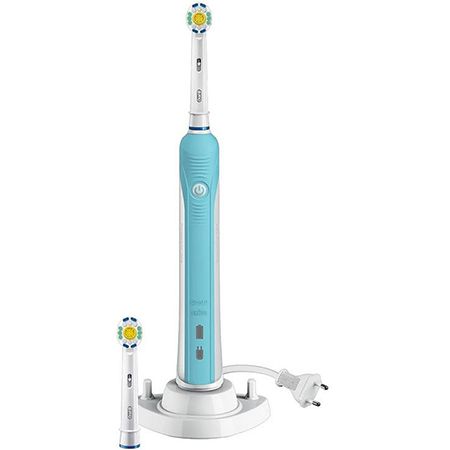 Oral B Pro 670 Elektrische Zahnbürste Cross Action inkl. 2 Aufsteckbürsten für 29,99€ (statt 45€)