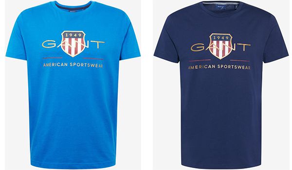 Gant   Baumwoll T Shirts in verschiedenen Farben ab 20,94€ (statt 40€)