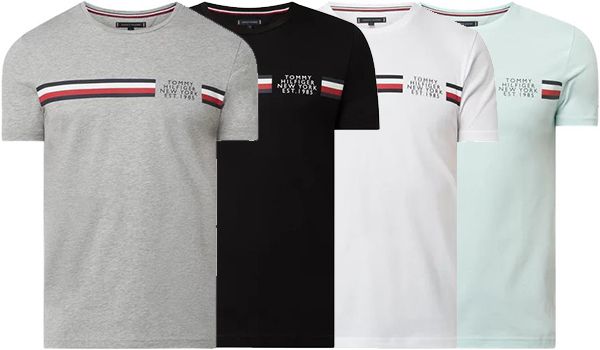 Tommy Hilfiger Signature Detailing T Shirt in vielen Farben für 25,49€ (statt 30€)