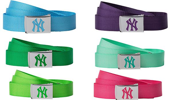 New York Yankees MSTRDS Gürtel in verschiedenen Farben für 6,94€ (statt 15€)