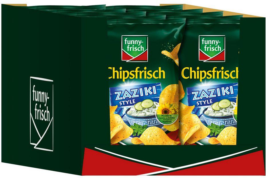 10x 150g funny frisch Chipsfrisch Zaziki Style für 10,64€ (statt 19€)