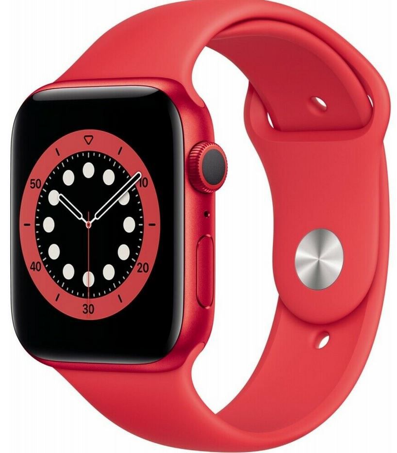 Apple Watch Nike Series 6 GPS 44mm in Rot für 359,90€ (statt 375€)