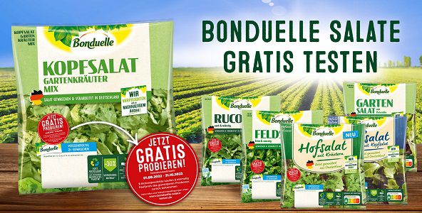 2 für 1 Frische Salate von Bonduelle ausprobieren