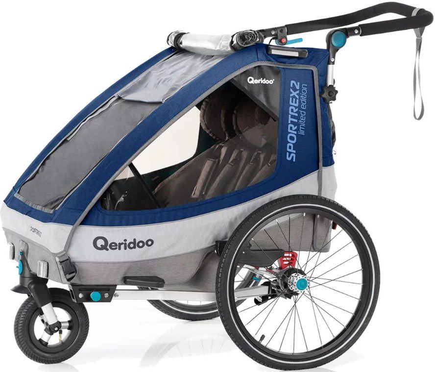 Qeridoo Kinderfahrradanhänger   Sportrex2 Limited Edition ab 349,00€ (statt 439€)