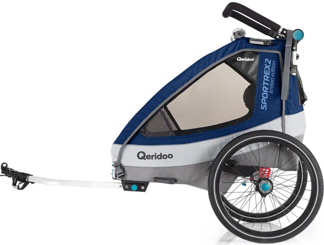 Qeridoo Kinderfahrradanhänger   Sportrex2 Limited Edition ab 349,00€ (statt 439€)