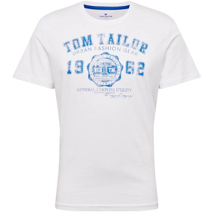 Tom Tailor   T Shirts mit Logodruck in verschiedenen Farben ab 6,93€ (statt 9€)