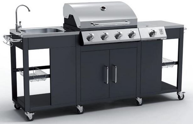 Tepro Clarksburg 5 Brenner Edelstahl Gas Grill für 249,99€ (statt 400€) Filialen Abholung