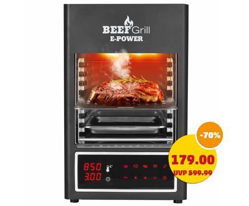 GOURMETmaxx Beef Maker eGrill mit max. 850°C für 183,95€ (statt 249€)