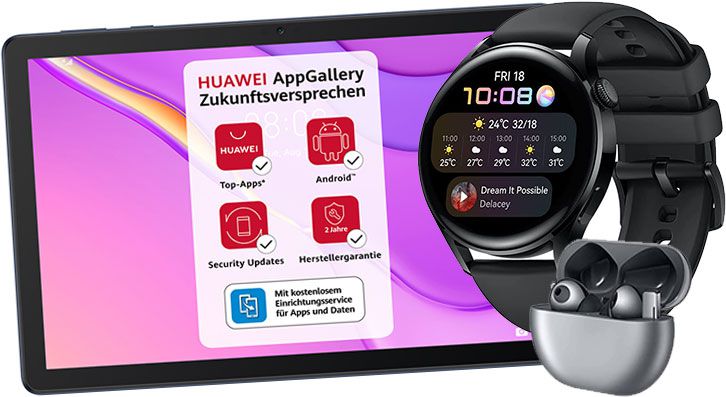 HUAWEI Week bei Amazon: Smartwatches, Laptops & Tablets  z.B. Huawei AH100 Körperfettwaage für 14,99€ (statt 23€)