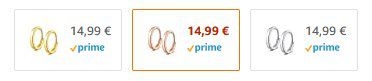 Anna Nucci Ohrringe aus 925er Sterling Silber für 10,99€ (statt 15€) – Prime