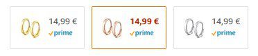 Anna Nucci Ohrringe aus 925er Sterling Silber für 10,99€ (statt 15€) – Prime