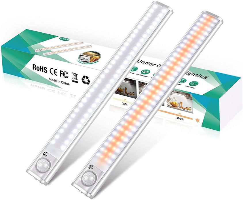 ‎Ceshu LED Schrankbeleuchtung mit 120 LEDs und Bewegunsmelder für 19,79€ (statt 33€)