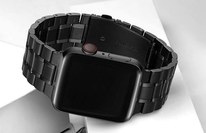 HEKAI Edelstahl Armbänder für Apple Watch für 5€ (statt 9€)   Prime