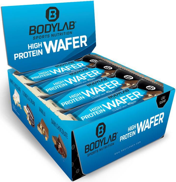 Bodylab High Protein Wafer (12x40g)   Waffelriegel für 14,89€ (statt 26€)