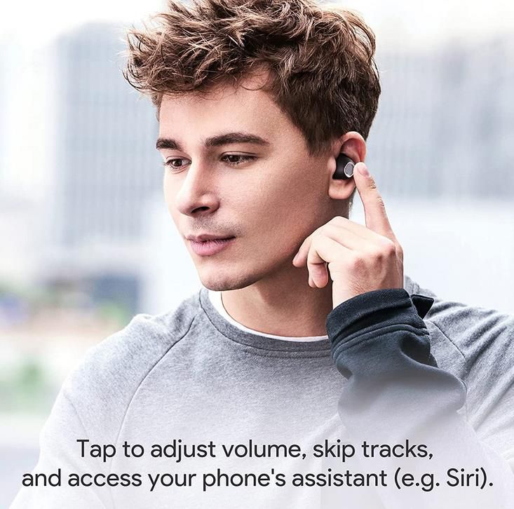 BLUVOLT   Kabellose In Ear Ohrhörer mit Touch Bedienung für 17,49€ (statt 25€)