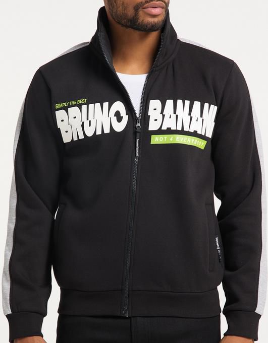 Bruno Banani   Sweatjacke mit Brustprint für 49,48€ (statt 55€)