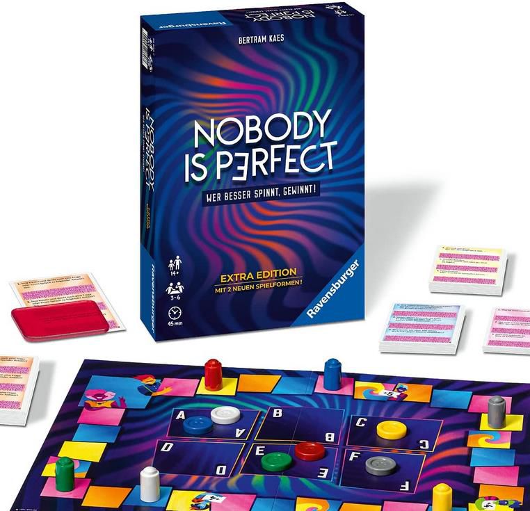 Ravensburger 26846   Nobody is perfect Extra Edition   Kommunikatives Kartenspiel für 11,60€ (statt 18€)   Prime