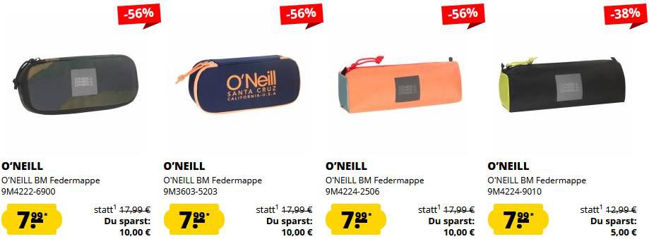 ONeill Federmappen Sale bei SportSpar   z.B. in Tarnmuster für 11,94€