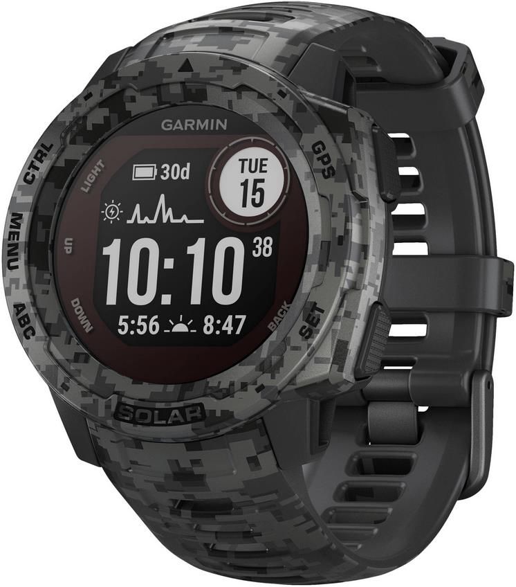 Garmin Multisport GPS Uhr Instinct Solar Camo für 200€ (statt 319€)