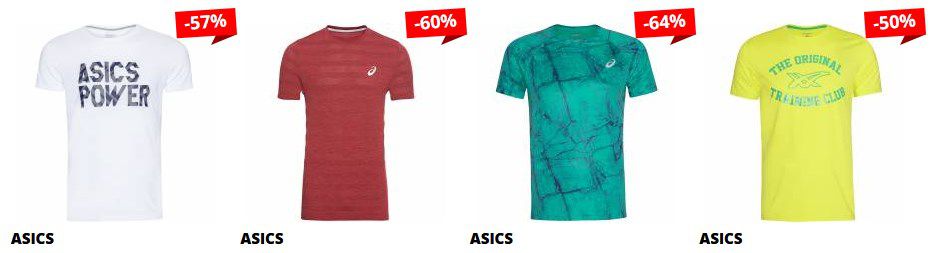 Asics Sale mit bis  84% Rabatt bei SportSpar   Asics DIR Mujer Damen Trainings Shirt für 7,99€ (statt 20€)