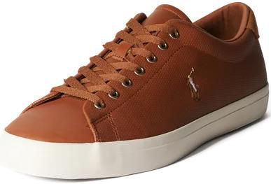 Polo Ralph Lauren Herren Sneaker Longwood aus Leder in der Farbe Cognac für 67,99€ (statt 80€)