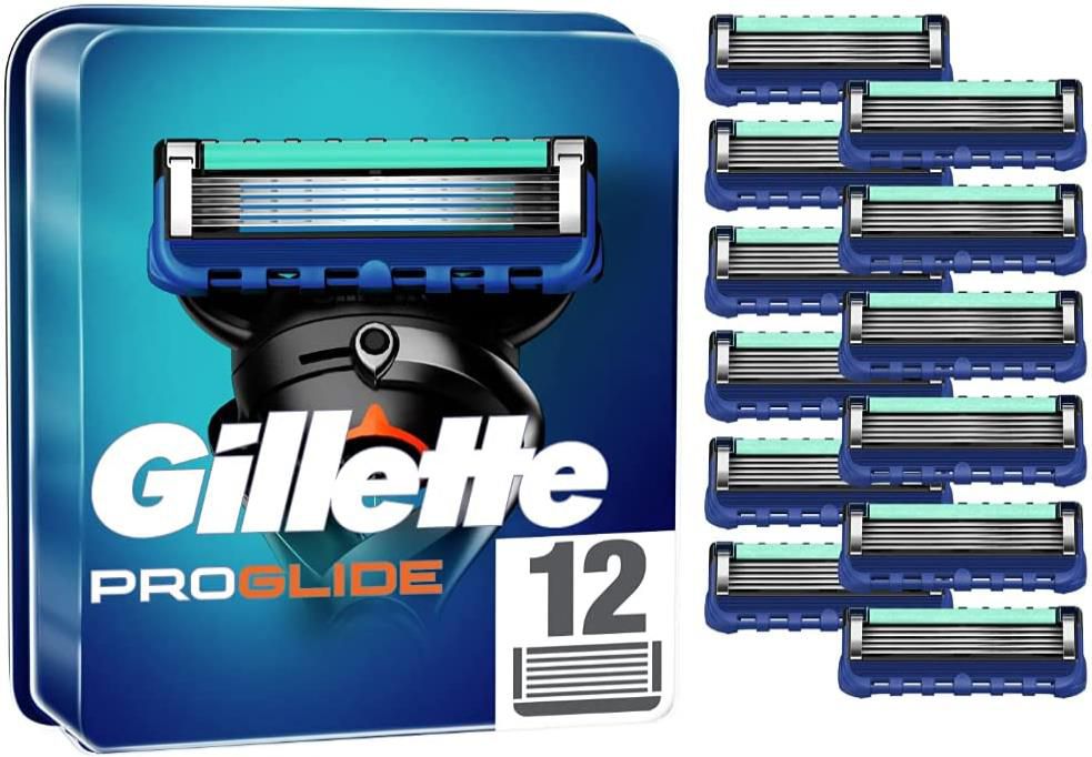 12er Pack Gillette Fusion 5 ProGlide Rasierklingen für 27,99€ (statt 36€)
