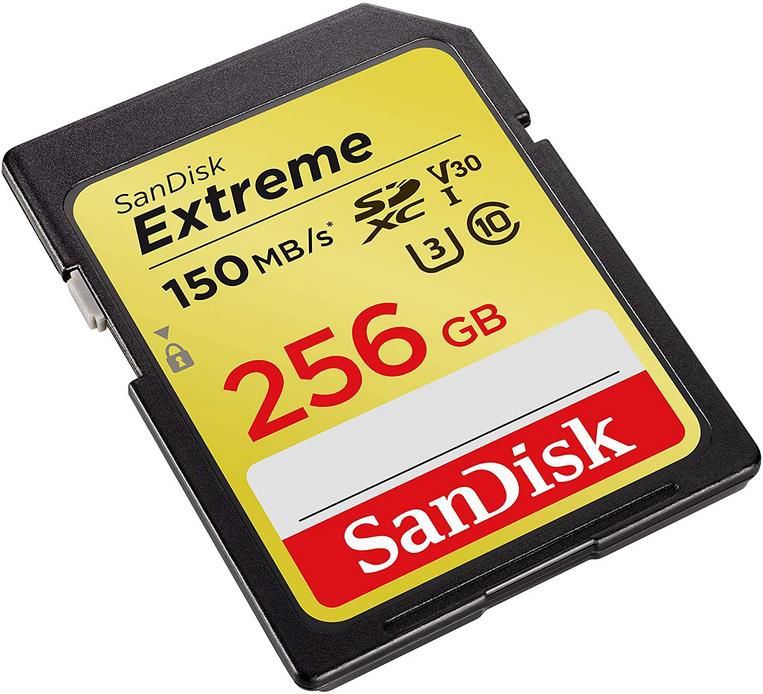SanDisk Extreme SDXC UHS I Speicherkarte (2018) mit 256GB für 31,99€ (statt 41€)