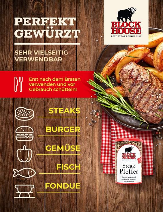 5x Block House Steak Pfeffer 200g Dose für 27,96€ (statt 35€)