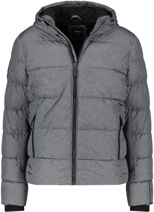 Superdry Steppjacke   Sports Puffer in anthrazit für 44,21€ (statt 63€)