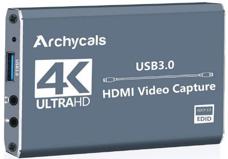 Archycals Capture Card 4K HDMI zu USB 3.0 für 21,99€ (statt 44€)