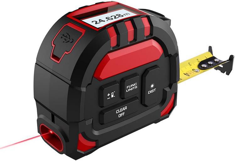 Merterks 2 in 1 Laser Entfernungsmesser (40m) inkl. 5m Maßband für 10,99€ (statt 20€)