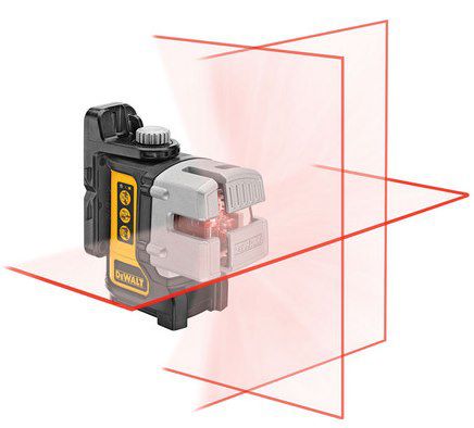 Dewalt DW089K Kreuzlinien Laser (selbstnivellierend, 1x horizontale und 2x vertikale Laserlinien) inkl. Wandhalterung & Koffer für 245,90€ (statt 317€)