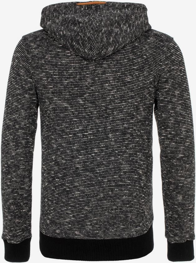 CIPO & BAXX Herren Sweatjacke in schwarzmeliert für 44,99€ (statt 60€)