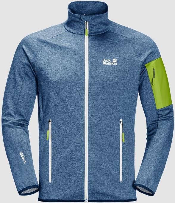 Jack Wolfskin Milford Jacket M in Blau/Grün für 62,90€ (statt 75€)