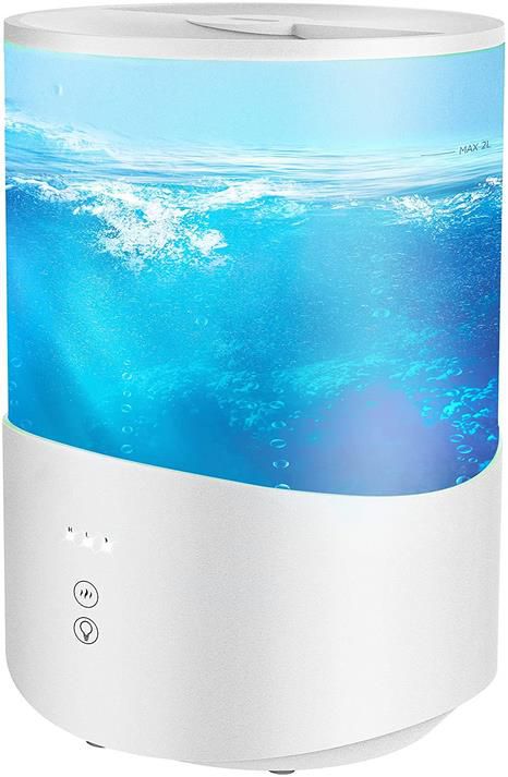 Ultraschall Luftbefeuchter mit 7 Farben LED für 12€ (statt 40€)