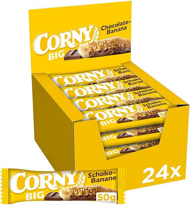 24er Pack Corny Big Schoko Banane Müsliriegel (24 x 50g) ab 12,91€ (statt 17€)