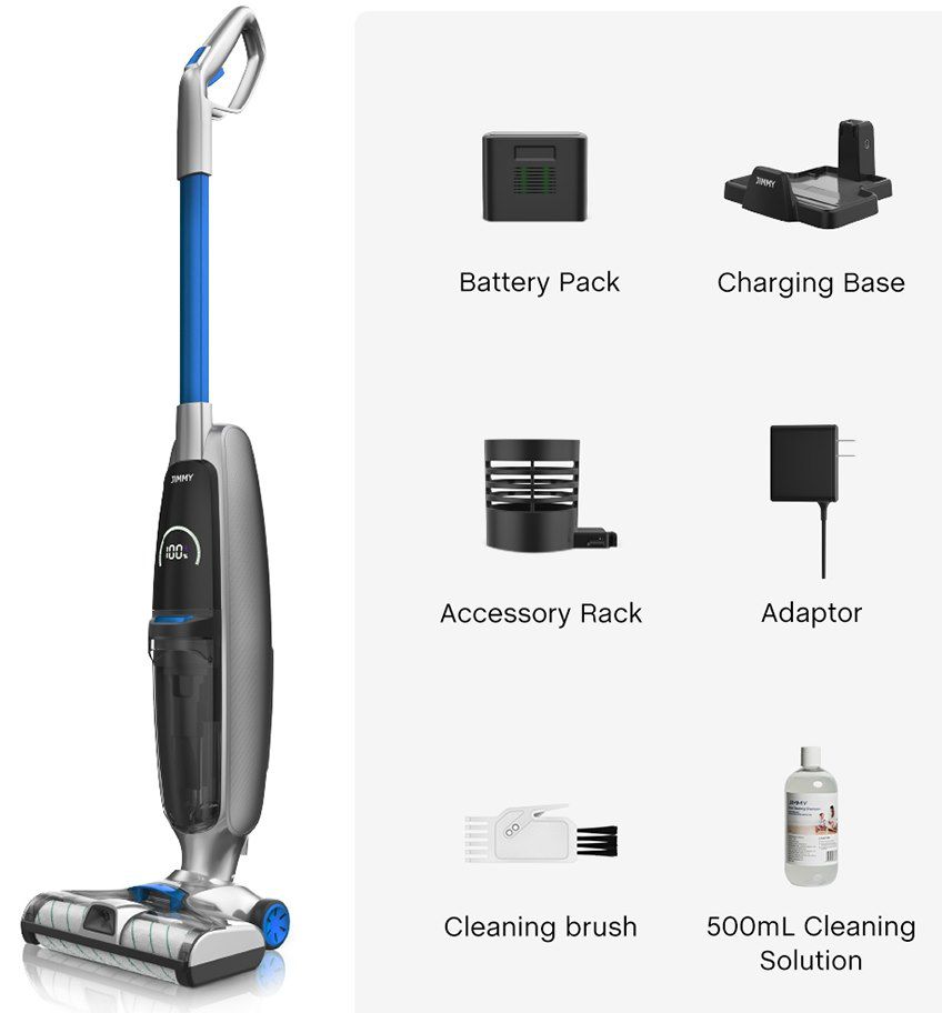 Xiaomi Jimmy PowerWash HW8 Nass  Trockensauger mit Selbstreinigung für 160,63€ (statt 190€)