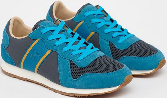 Superdry   Retro Runner Sneaker in Blau oder Grau für 40€ (statt 51€)