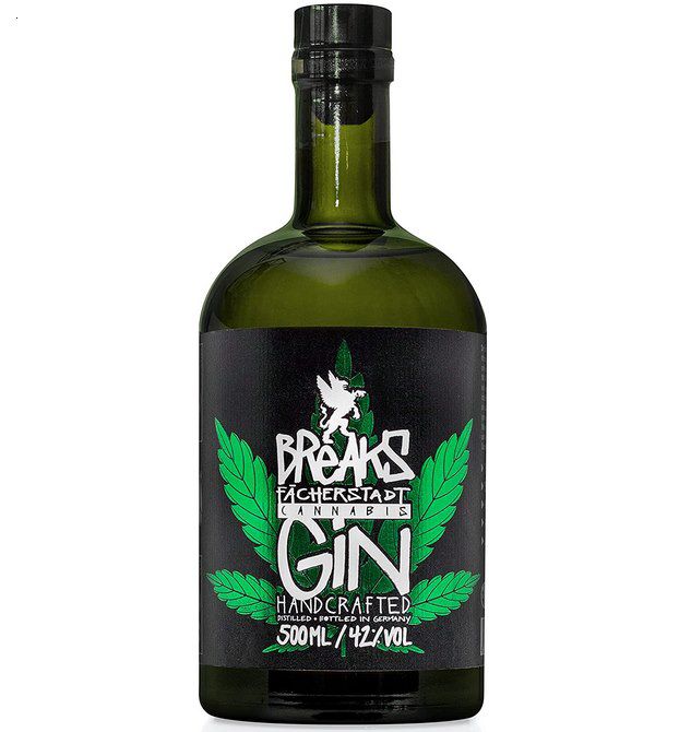 Breaks Cannabis Gin (0,5l) mit 42% & kräftiger Kräuternote für 24€ (statt 35€)   Prime