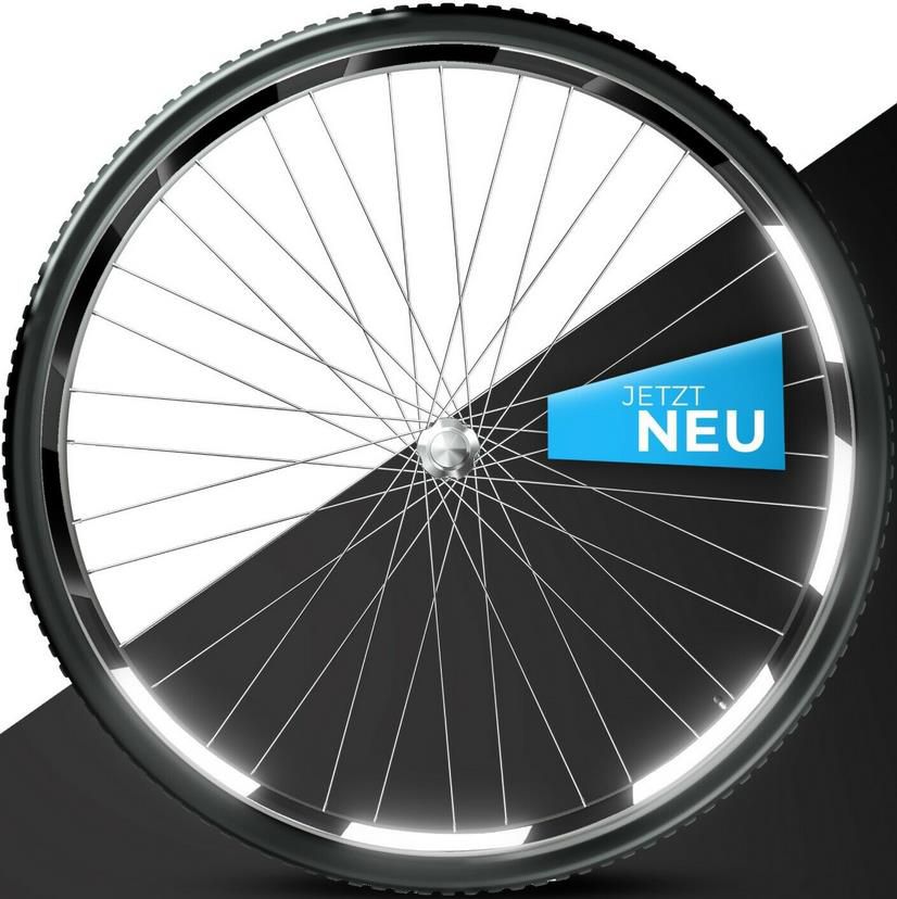 Blackshell Fahrradfelgen Reflektoren Aufkleber 42 tlg. für 6,49€ (statt 10€)