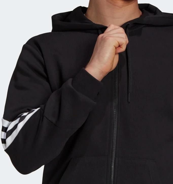 Adidas Sportswear Future Icons 3 Streifen Kapuzenjacke für 49€ (statt 57€)