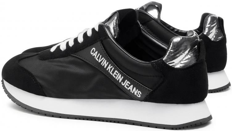 Calvin Klein Jerrold B4S0717 Herrensneaker in Schwarz/Silber für 66€ (statt 100€)