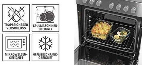 GOURMETmaxx Glas Frischhaltedosen 24 tlg. für 39,90€ (statt 50€)