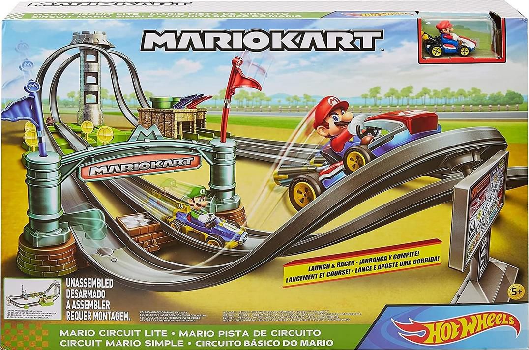 Hot Wheels GHK15   Mario Kart Rennbahn für 40,09€ (statt 60€)