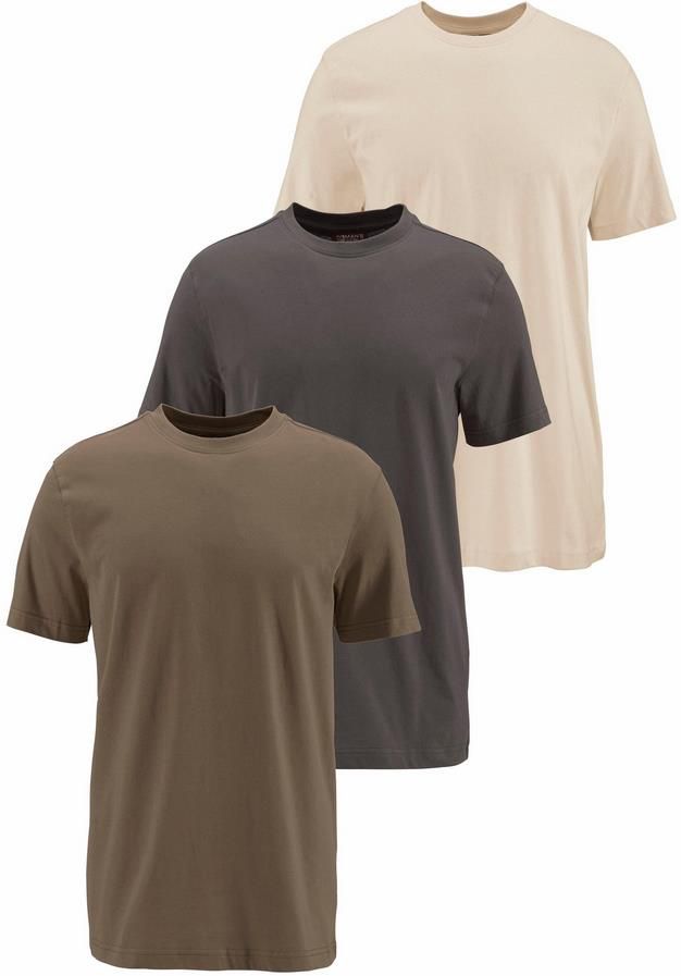 3er Pack Mans World T Shirt in verschiedenen Farben für 19,94€ (statt 24€)