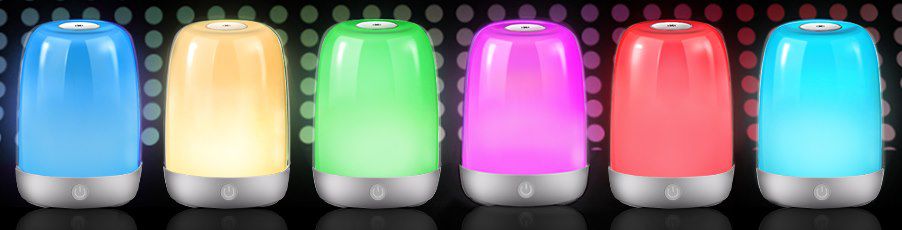 ceshu LED Nachtlampe mit 3 Stufen & 6 Farben für 14,49€ (statt 29€)   Prime
