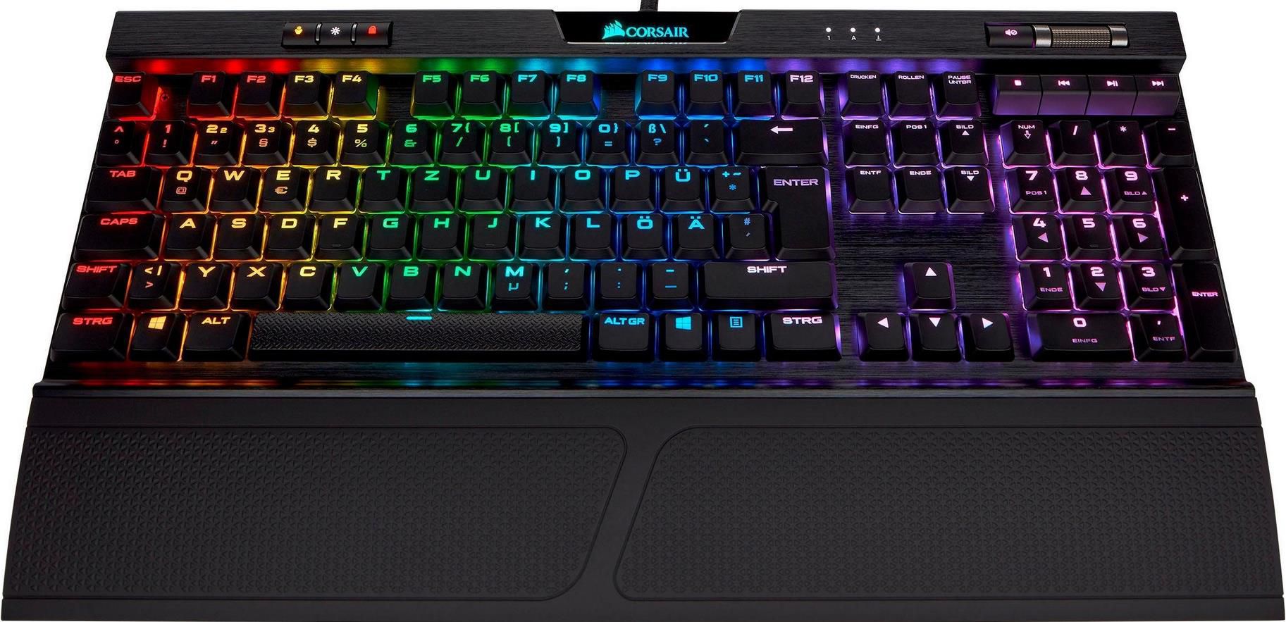 Corsair K70 RGB MK.2 Low Profile Rapidfire Gaming Tastatur für 132,94€ (statt 152€)