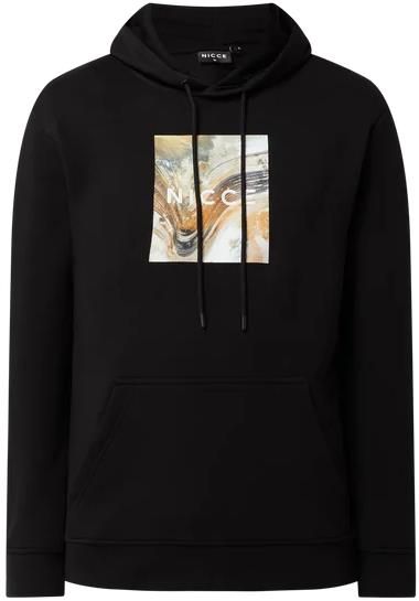 Nicce Hoodie Aerial mit Print in Schwarz für 22,94€ (statt 55€)